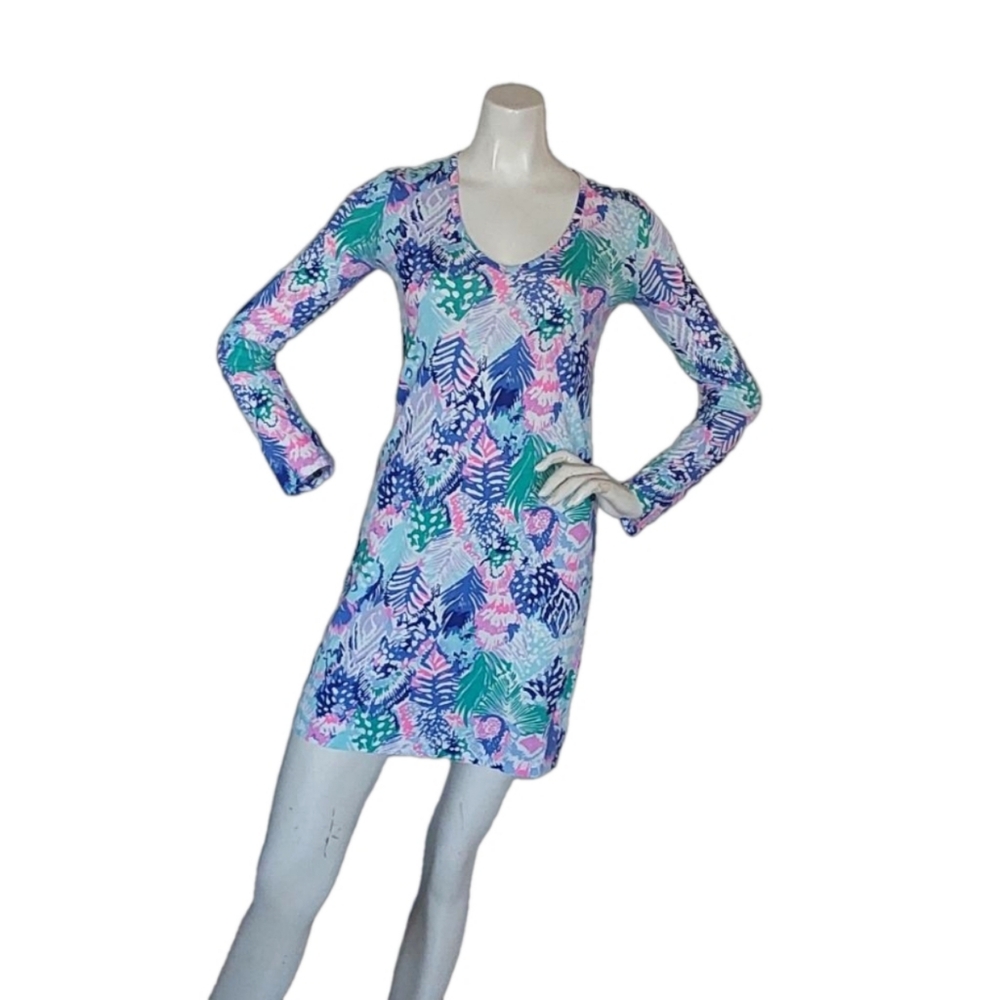 LILLY PULITZER COLORFUL SHEATH DRESS SIZE XXS